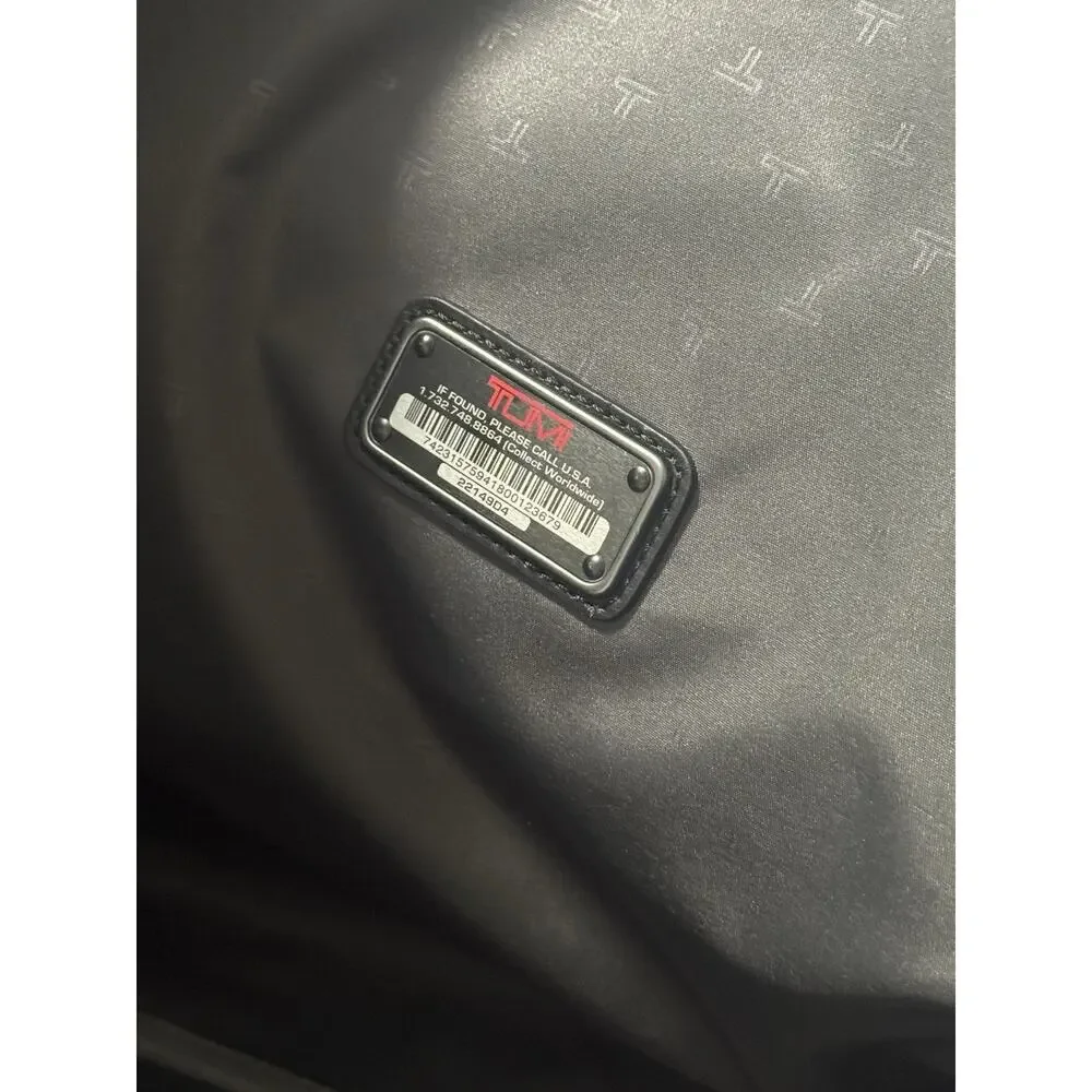 TUMI Used Once Alpha Ballistic Nylon Black Satchel Duffle Bag Travel